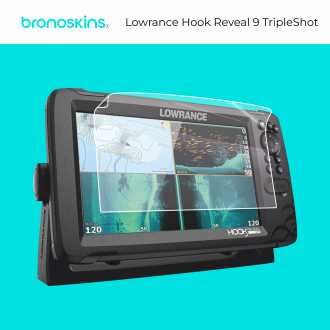 Защитная пленка на экран навигатора Lowrance Hook Reveal 9 TripleShot