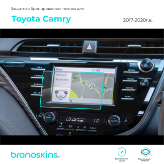 Защитная пленка мультимедиа Toyota Camry 2017-2020