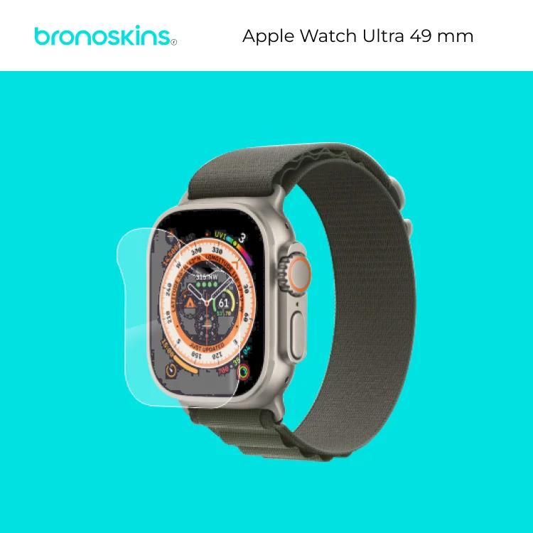 Пленка на Apple Watch Ultra, Защитная бронированная пленка на Смарт-часы Apple Watch Ultra, защитное стекло на Apple Watch Ultra