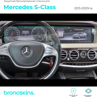 Защитная пленка мультимедиа Mercedes S-Class от 2019 до нд.
