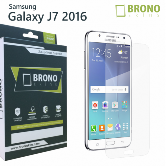 Защитная бронированная пленка на Samsung Galaxy J7 2016