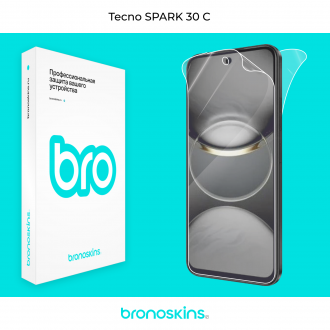 Защитная бронированная пленка на Tecno Spark 30C