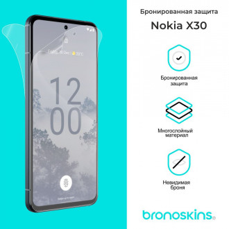 Защитная бронированная пленка для Nokia X30