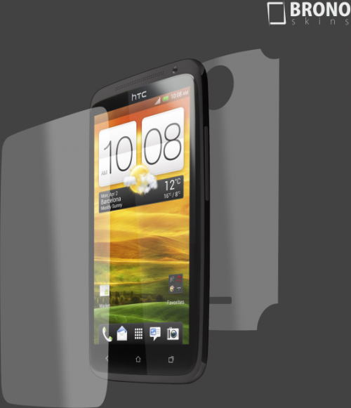 Защитная бронированная пленка на HTC One X