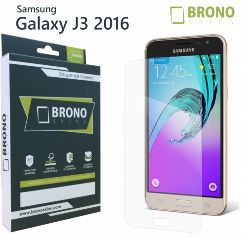 Защитная бронированная пленка на Samsung Galaxy J1 2016