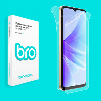 Защитная бронированная пленка на Oppo A77s