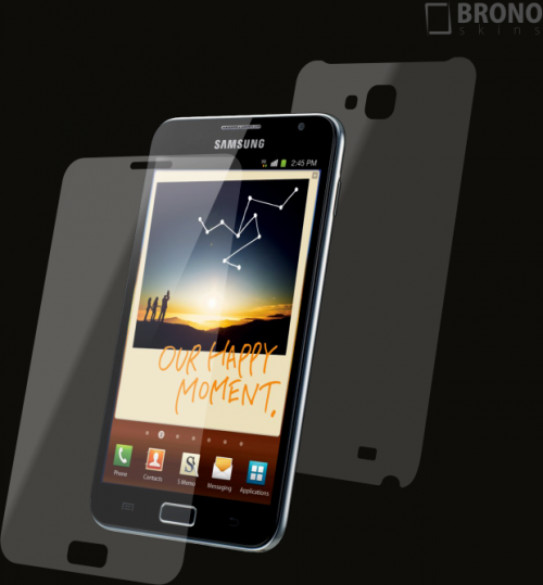 Защитная бронированная пленка на Samsung Galaxy Note