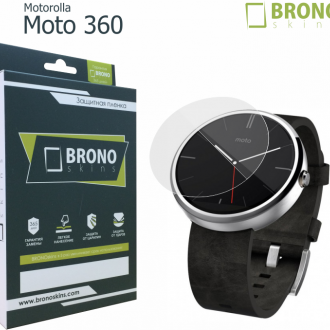 Защитная пленка на часы Moto 360 (2 шт в комплекте)