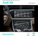 Защитная пленка мультимедиа Audi A6 2018-2023 (2 шт.)