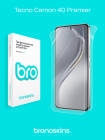 Защитная бронированная пленка на Tecno Camon 40 Premier