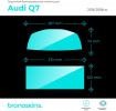 Защитная пленка мультимедиа Audi Q7 2016-2018