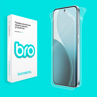 Защитная бронированная пленка на Oppo Reno 14