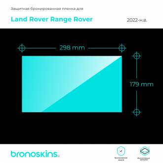 Защитная пленка мультимедиа Range Rover 2022