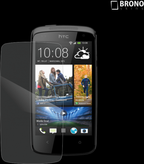 Защитная бронированная пленка на HTC Desire 500