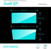 Защитная пленка мультимедиа Audi Q7 2019-2023