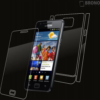Защитная бронированная пленка на Samsung Galaxy S2