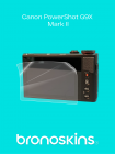 Защитная пленка на экран камеры Canon G7x Mark II