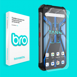Защитная бронированная пленка на Unihertz Tank 4