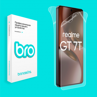 Защитная бронированная пленка на Realme GT 7T