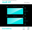 Защитная пленка мультимедиа Audi A7 2017-2023 (вкл 2 шт.)