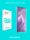 Защитная бронированная пленка на Infinix Note 50 Pro+ 5G