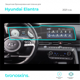 Защитная пленка мультимедиа Hyundai Elantra 2021