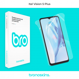 Защитная бронированная пленка на Itel Vision 5 Plus
