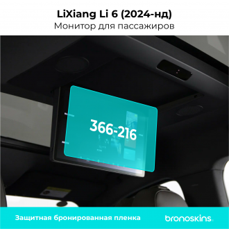 Защитная пленка на Монитор LiXiang Li6 2024-нд (366mm - 216mm)