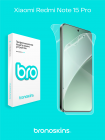 Защитная бронированная пленка на Xiaomi Redmi Note 15 Pro