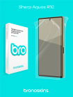 Защитная бронированная пленка на Sharp Aquos R10