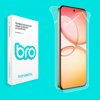 Защитная бронированная пленка на Realme 15T