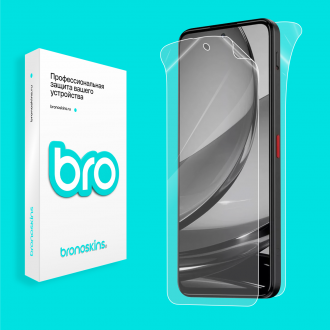 Защитная бронированная пленка на ZTE Nubia Focus Pro 5G