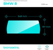 Защитная пленка мультимедиа BMW 8 2018-н.в.