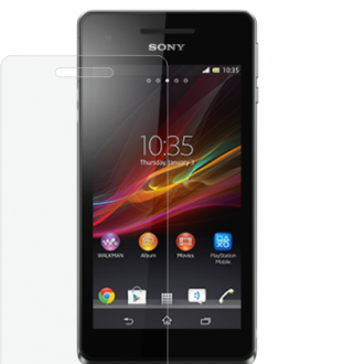 Защитная бронированная пленка на Sony Xperia V