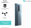Защитная бронированная пленка на Tecno Phantom X