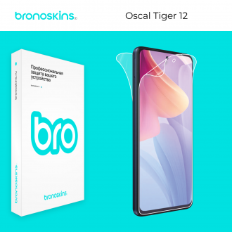 Защитная бронированная пленка на экран Oscal Tiger 12