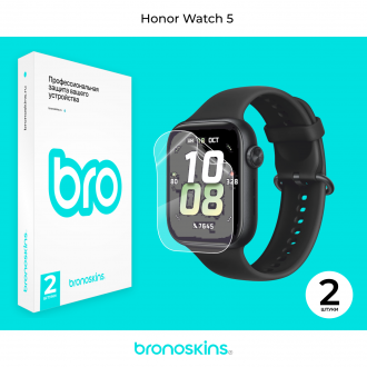 Защитная бронированная пленка на часы Honor Watch 5