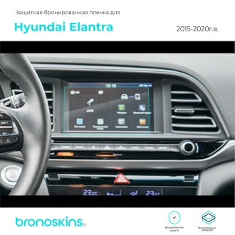 Защитная пленка мультимедиа Hyundai Elantra 2015-2020