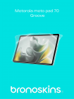 Защитная бронированная пленка на Motorola moto pad 70 Groove