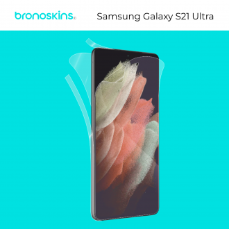 Защитная бронированная пленка на Samsung Galaxy S21 Ultra