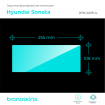 Защитная пленка мультимедиа Hyundai Sonata 2019