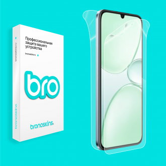 Защитная бронированная пленка на Realme Narzo 100 lite 5G