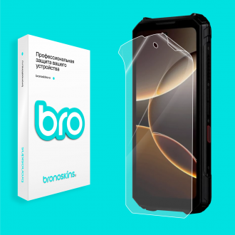 Защитная бронированная пленка на экран Doogee S300