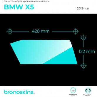 Защитная пленка мультимедиа BMW X5 2018-2022