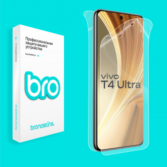 Защитная бронированная пленка на Vivo T4 Ultra