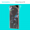 Защитная бронированная пленка на Sharp Aquos R6