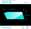 Защитная пленка мультимедиа BMW X6 2018-2022