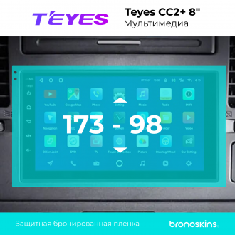 Защитная пленка мультимедиа Teyes CC2+ 8"
