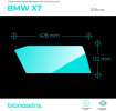 Защитная пленка мультимедиа BMW X7 2018-2022
