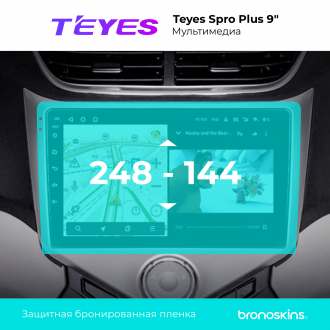 Защитная пленка мультимедиа Teyes SPRO+ 9"